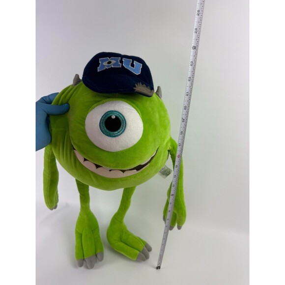 Genuine Disney Store Michael Wazowski Plush Doll Monsters Inc 24" Tall - Picture 7 of 7